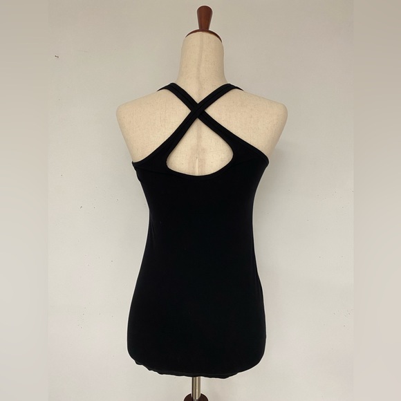 Ladies size large Black Tank Top with Zen Logo - Picture 2 of 8